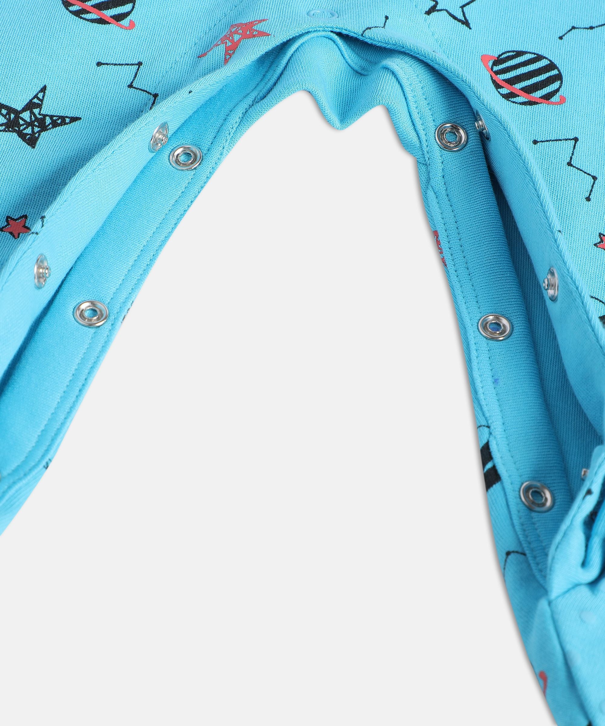 Boys Multicolor Pack Of 2 Sleep Suit