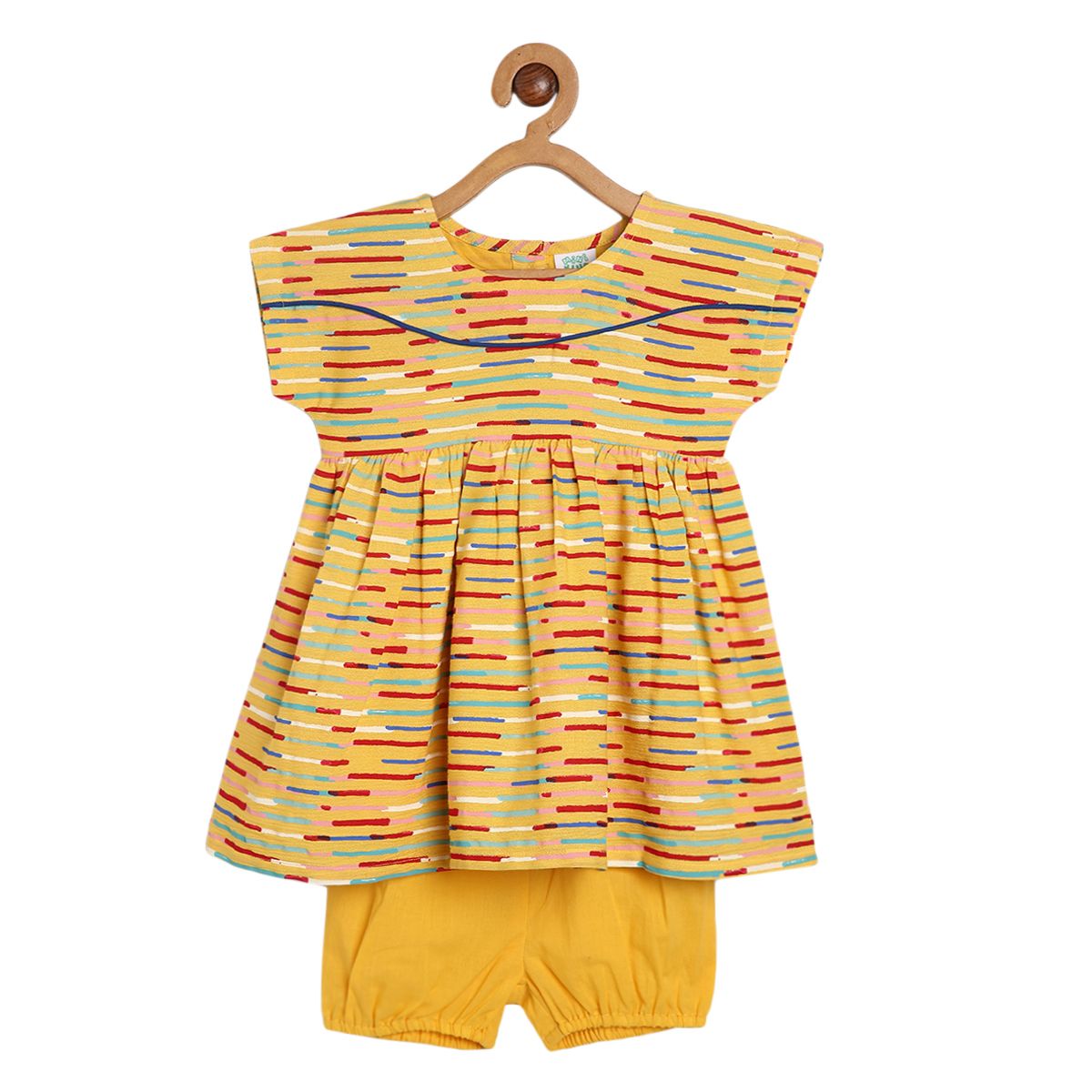 Girls Yellow Pack Of 2 Dress