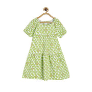 Girls Green Pack Of 1 Dress