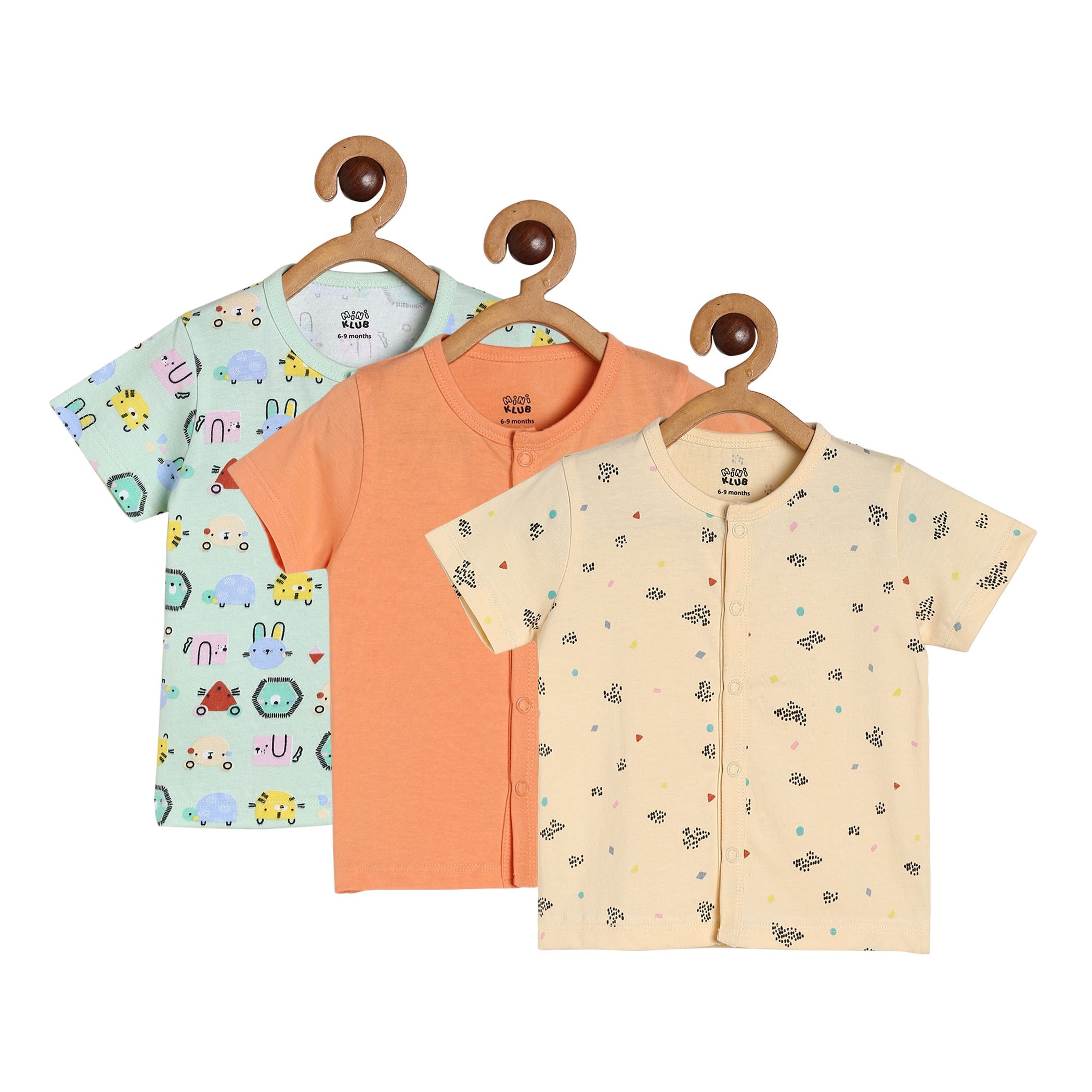 Boys Coral Front Open Vest