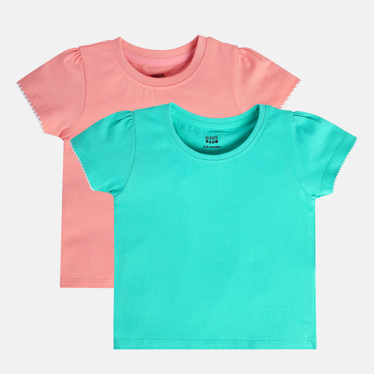 Girls Multicolor Pack Of 2 Knit Top