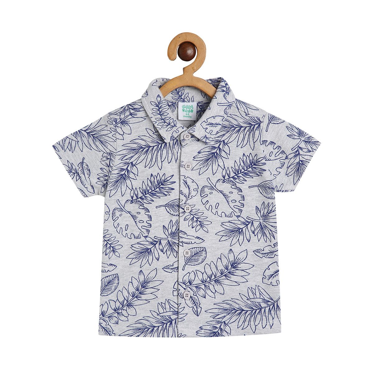 Boys Grey Pack Of 1 Shirt