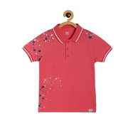 Boys Coral Polo