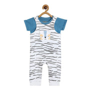 Boys Blue Dungaree Set