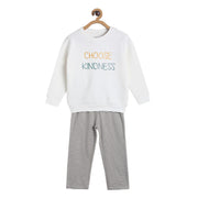 Pack of 2 top and bottom set - white for 3-6 Months