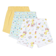 Girls Multicolor Pack Of 3 Shorts