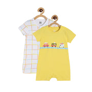 Boys Multicolor Pack Of 2 Romper