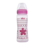 WellBeing Feeding Bottle (330ml Fast) (Pink)