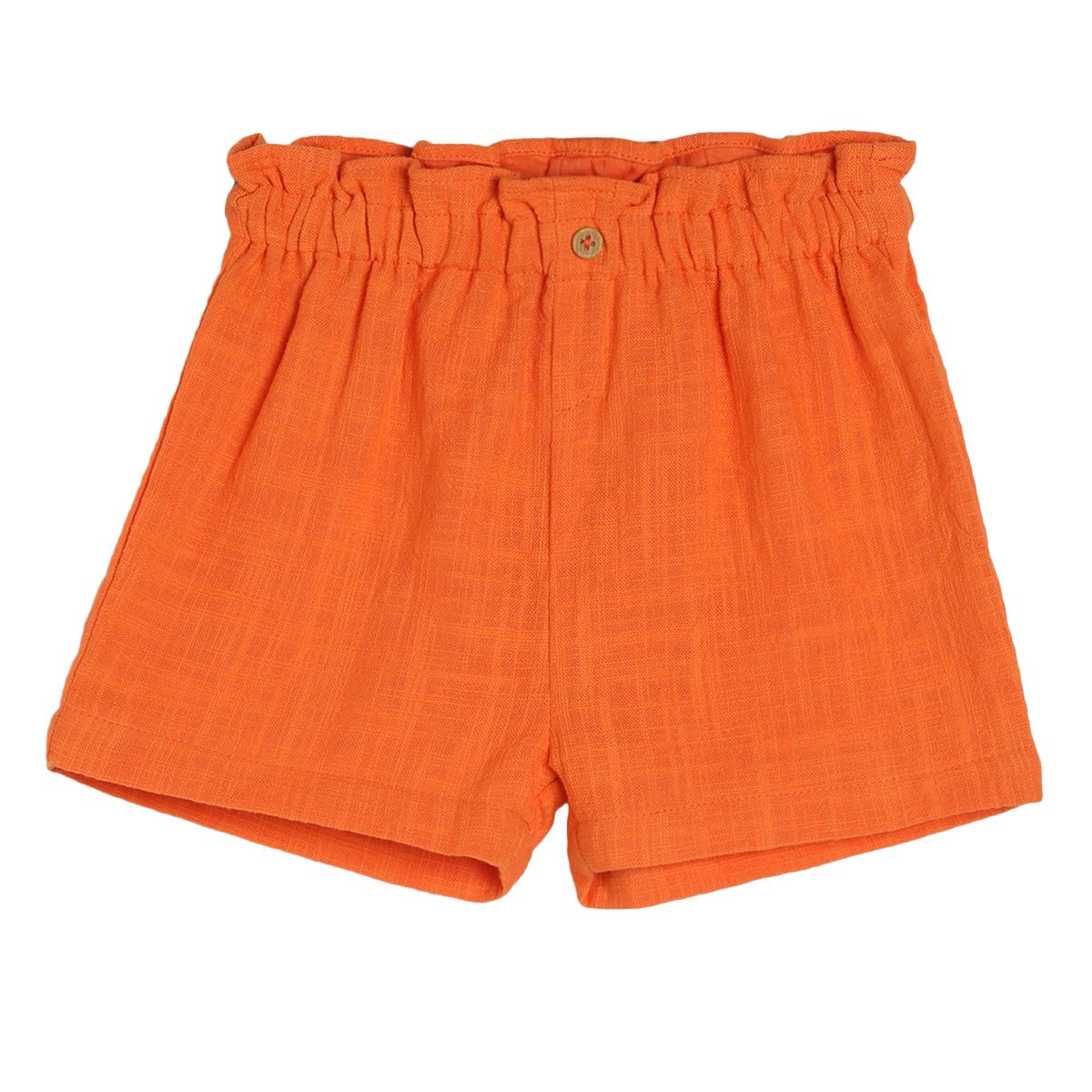 Girls Orange Pack Of 1 Shorts