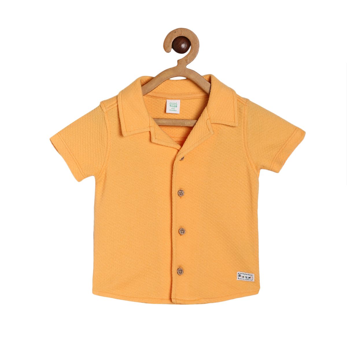 Boys Orange Pack Of 1 Shirt
