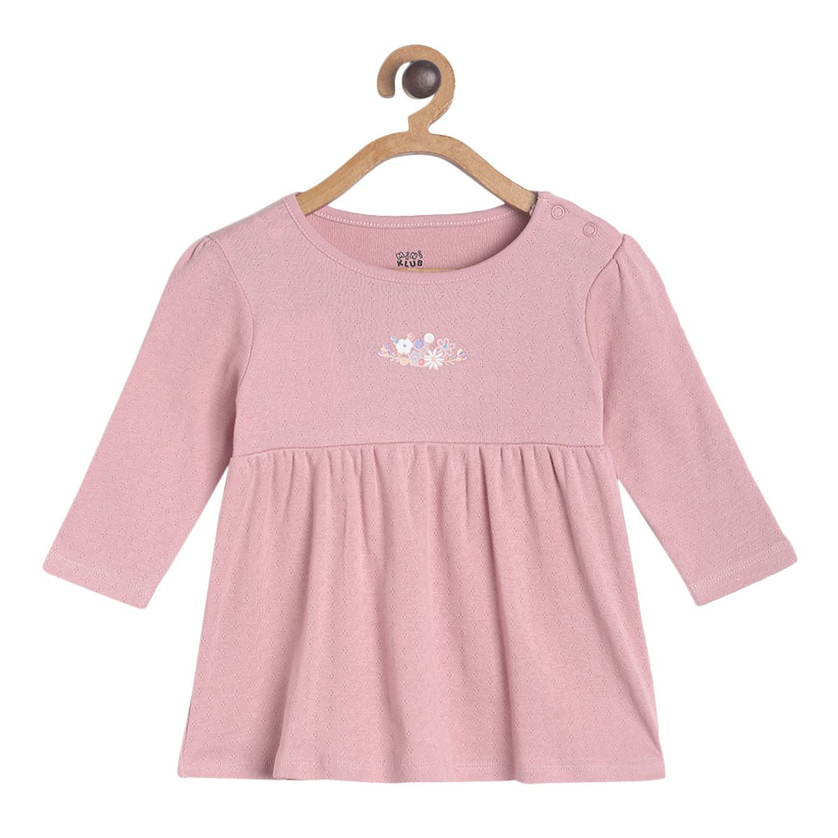 Pack of 1 knit dress - pink for 0-3 Months