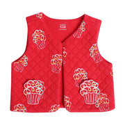 Girls Red Gillet
