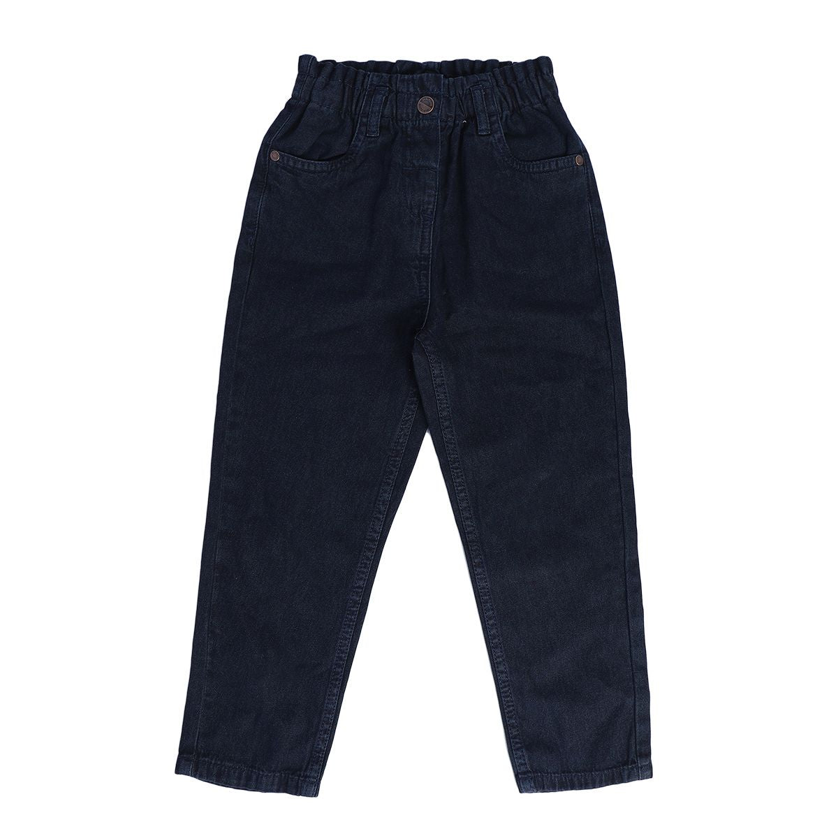 Girls Grey Denim Pant