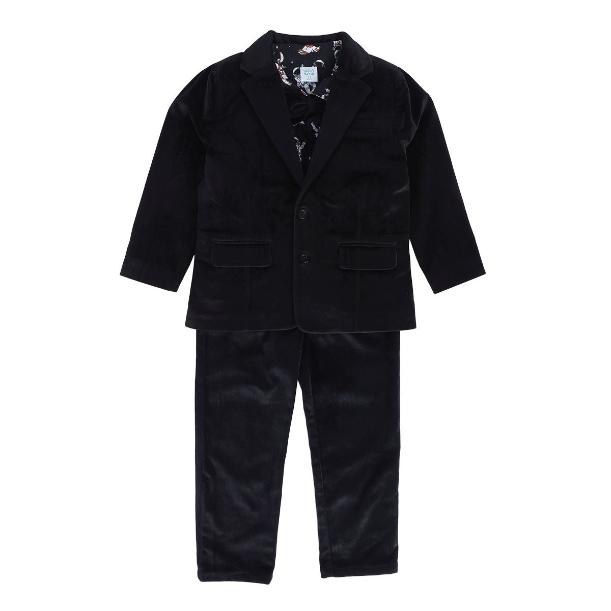 Boys Black Pack Of 4 Coordinate Set