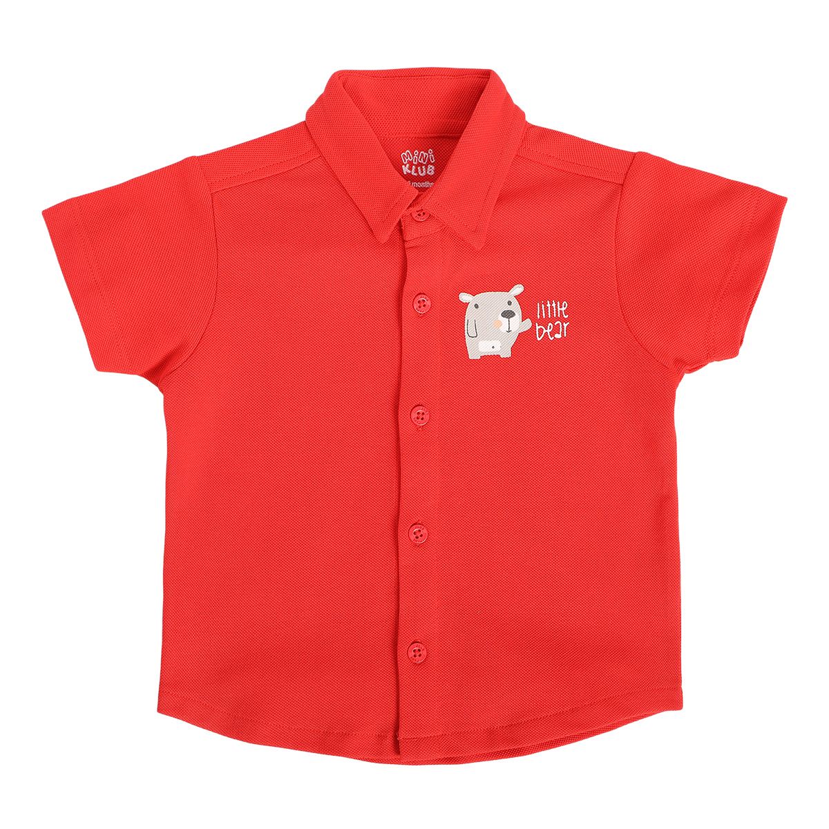 Boys Red Pack Of 1 Shirt