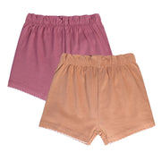 Girls Multicolor Pack Of 2 Shorts