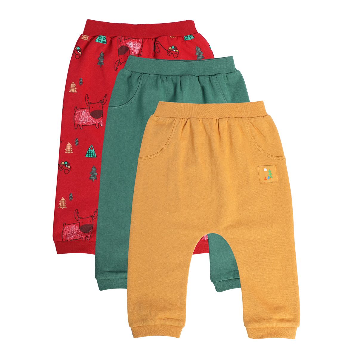 Boys Off White Knit Bottom