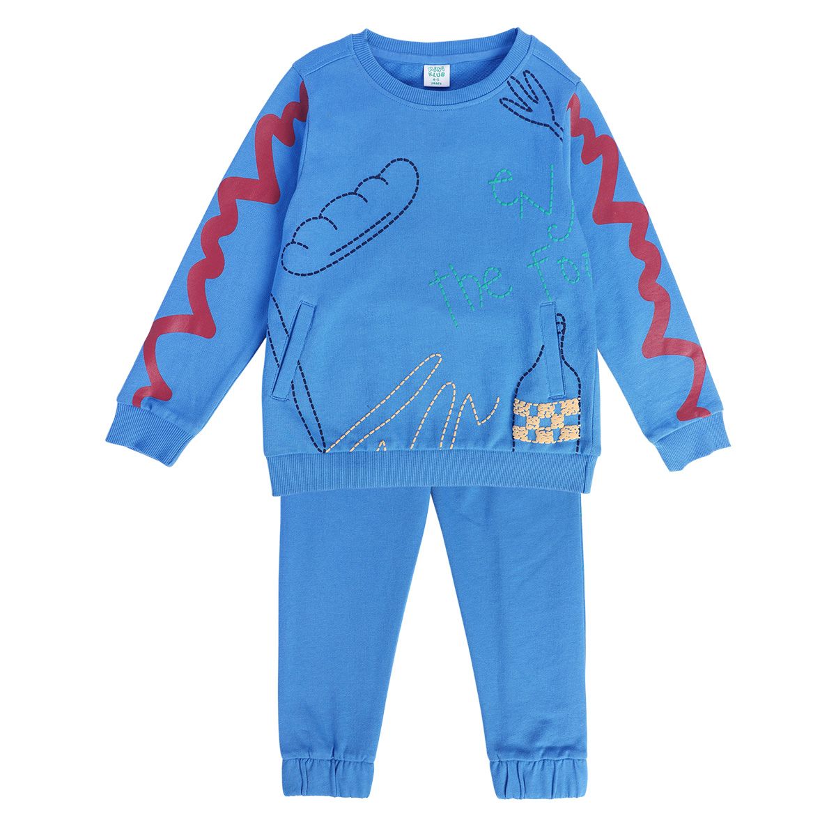 Boys Blue Pack Of 2 Top And Bottom