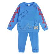 Boys Blue Pack Of 2 Top And Bottom