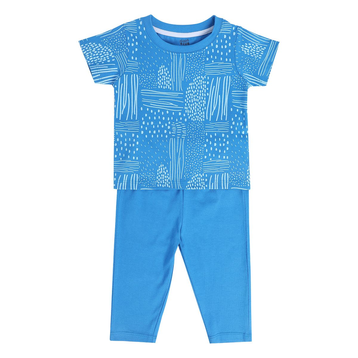 Boys Blue Pack Of 2 Top And Bottom