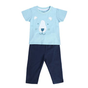 Boys Multicolor Pack Of 2 Top And Bottom