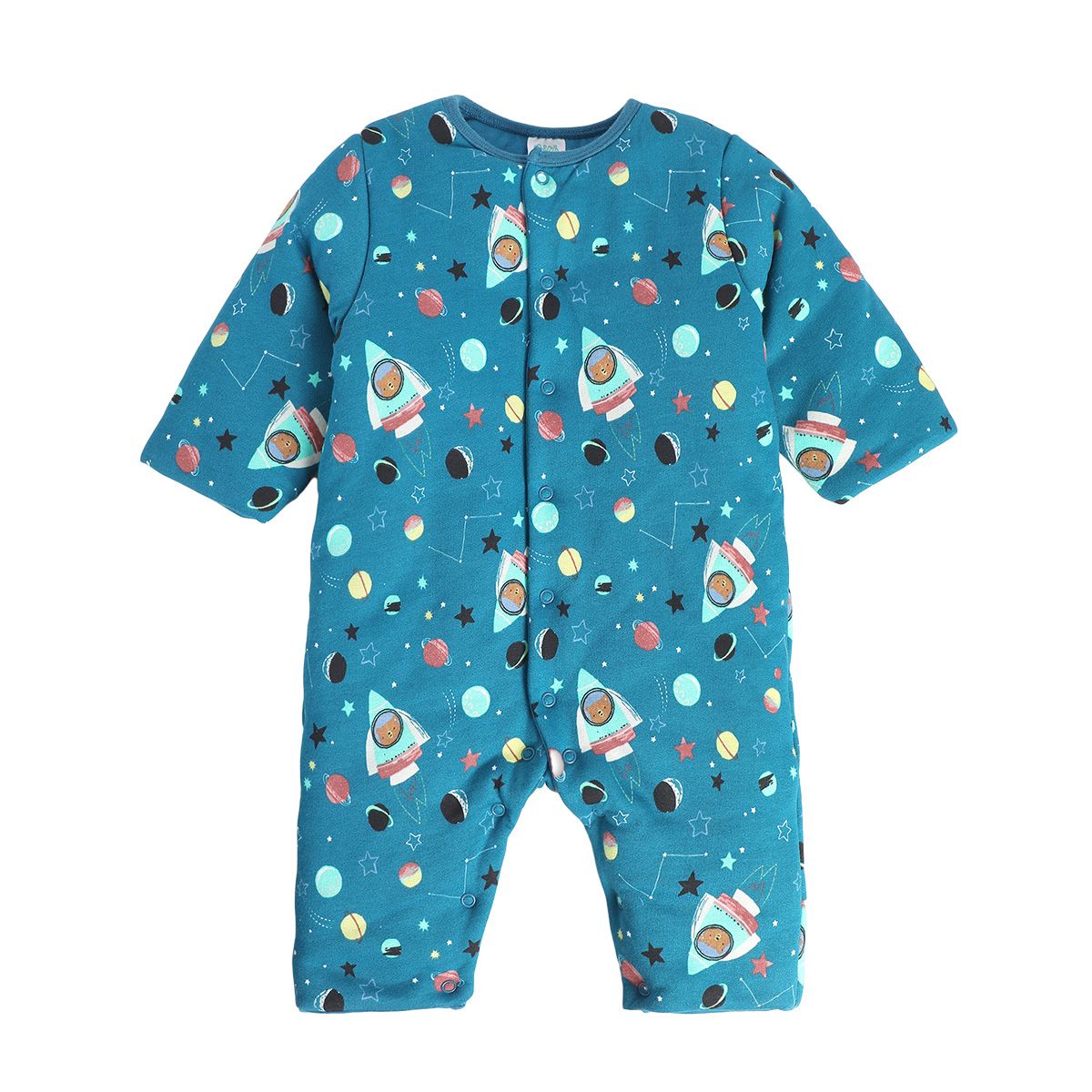 Boys Blue Pack Of 1 Romper