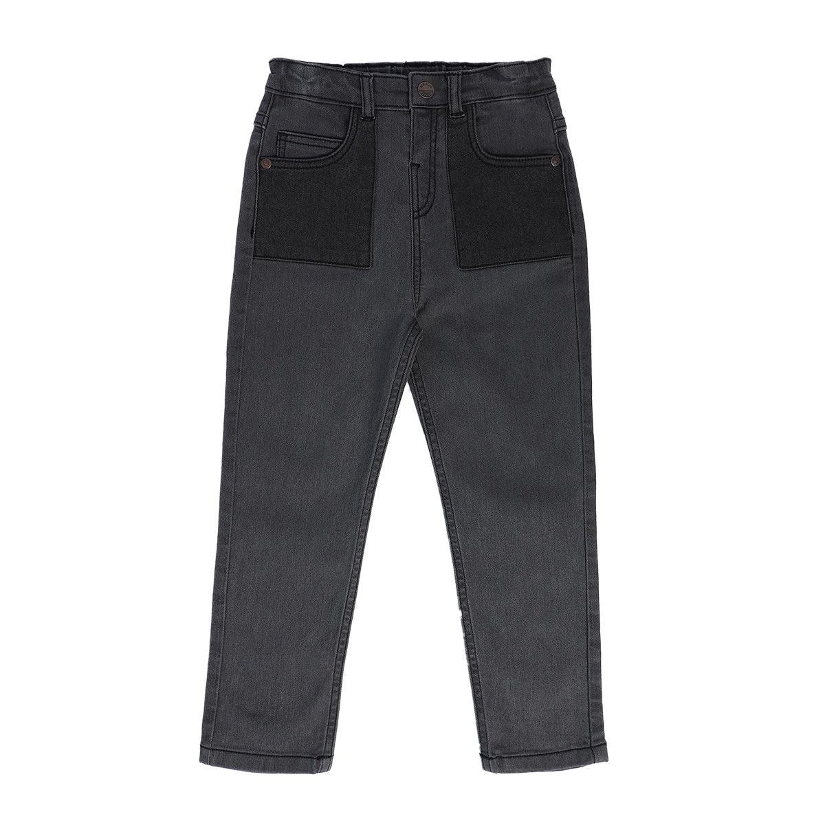Boys Grey Pack Of 1 Denim Pant