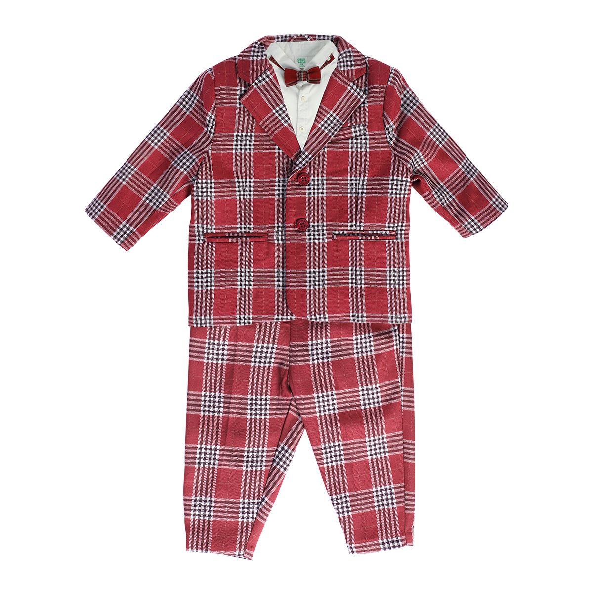 Boys Multicolor Pack Of 4 Coordinate Set