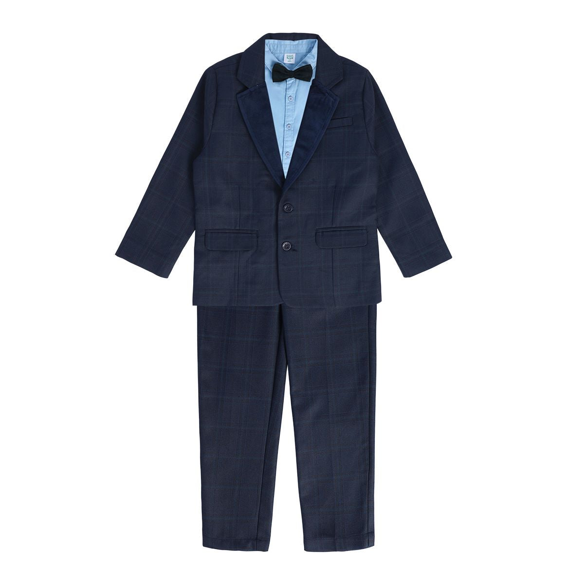 Boys Navy Pack Of 4 Coordinate Set