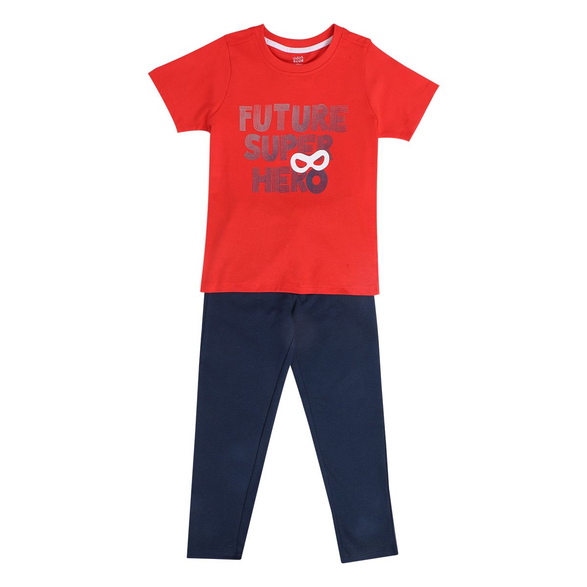 Boys Multicolor Pack Of 2 Top And Bottom