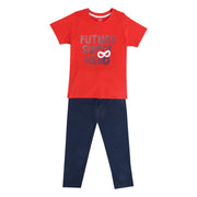 Boys Multicolor Pack Of 2 Top And Bottom