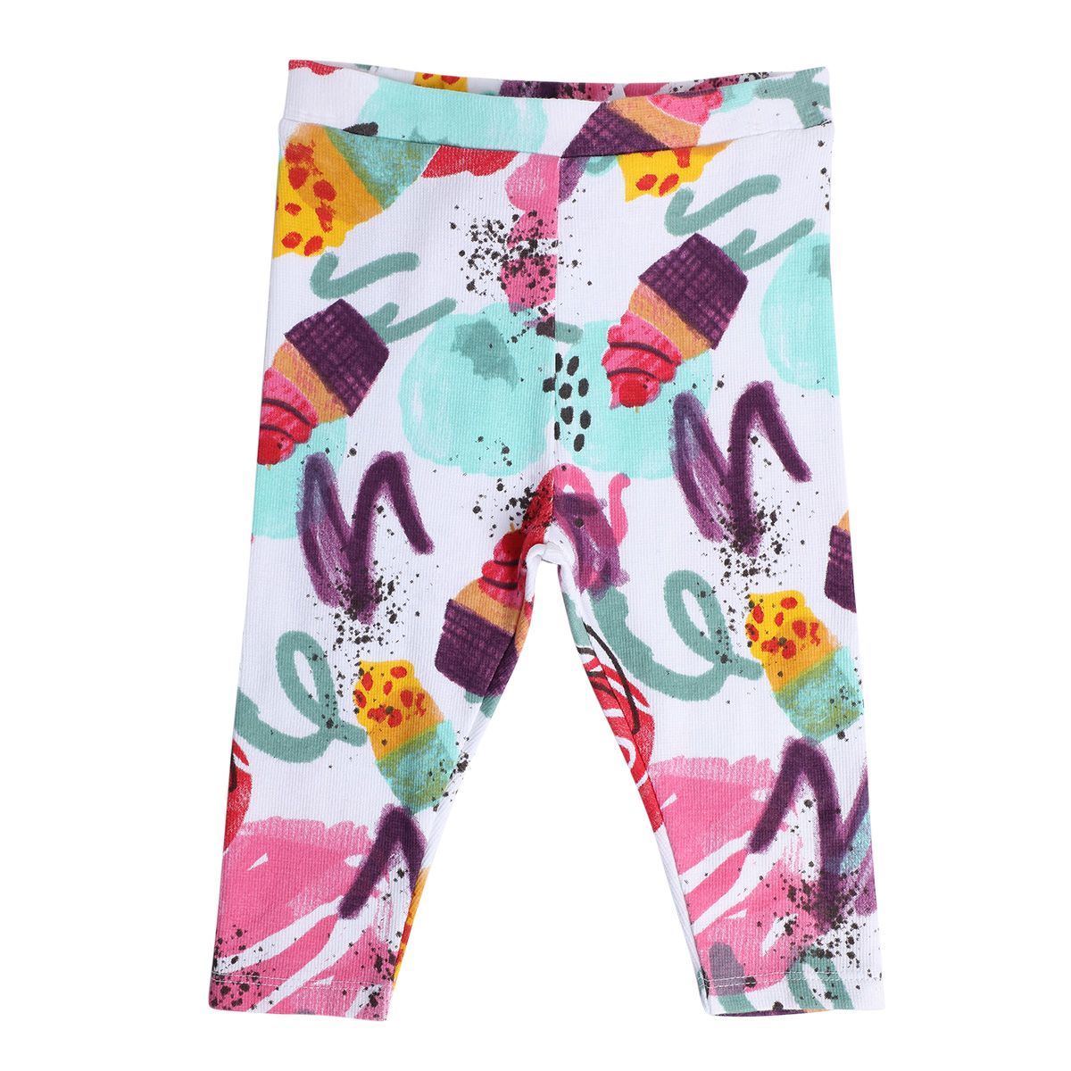 Girls White Pack Of 1 Legging