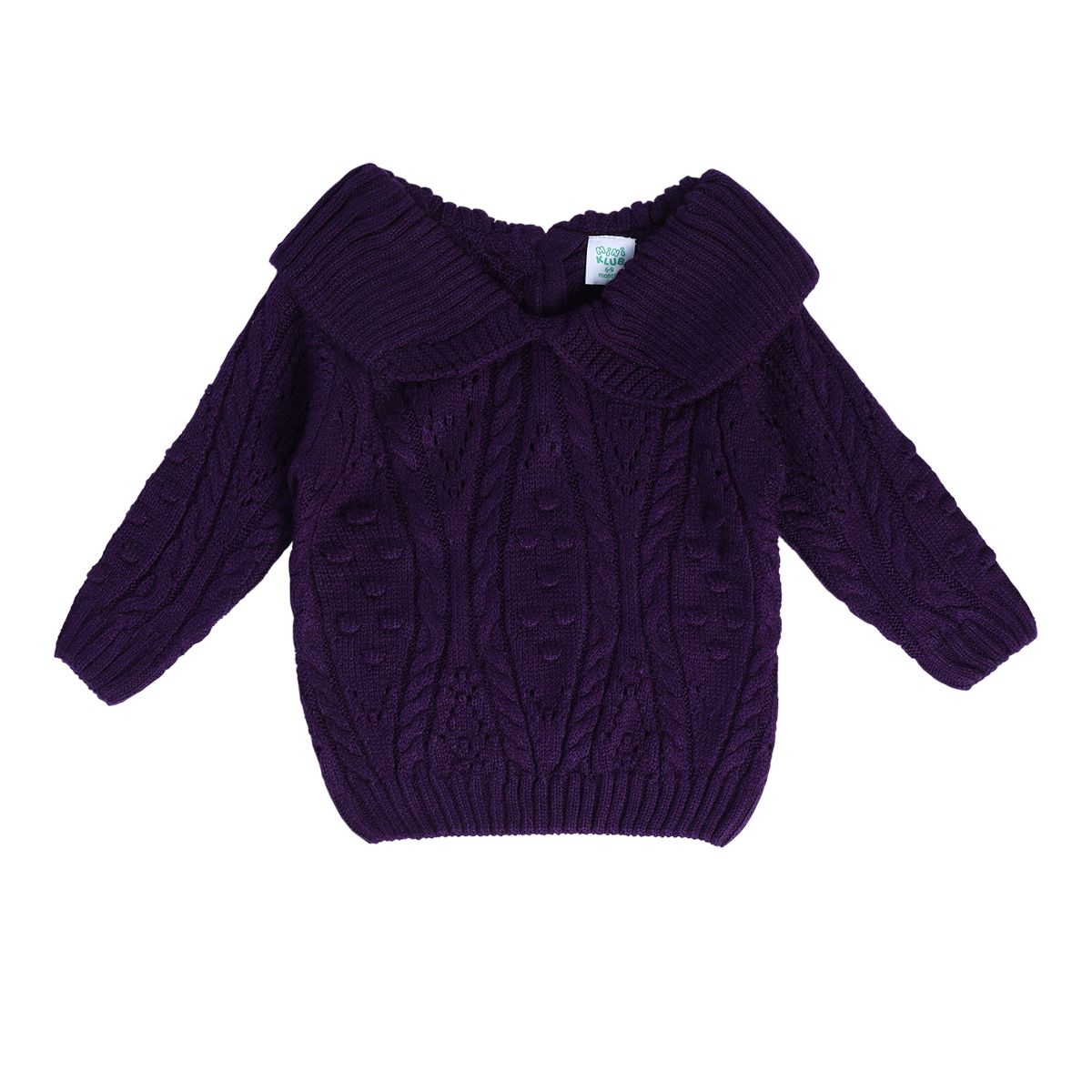 Girls Purple Pack Of 1 Sweater
