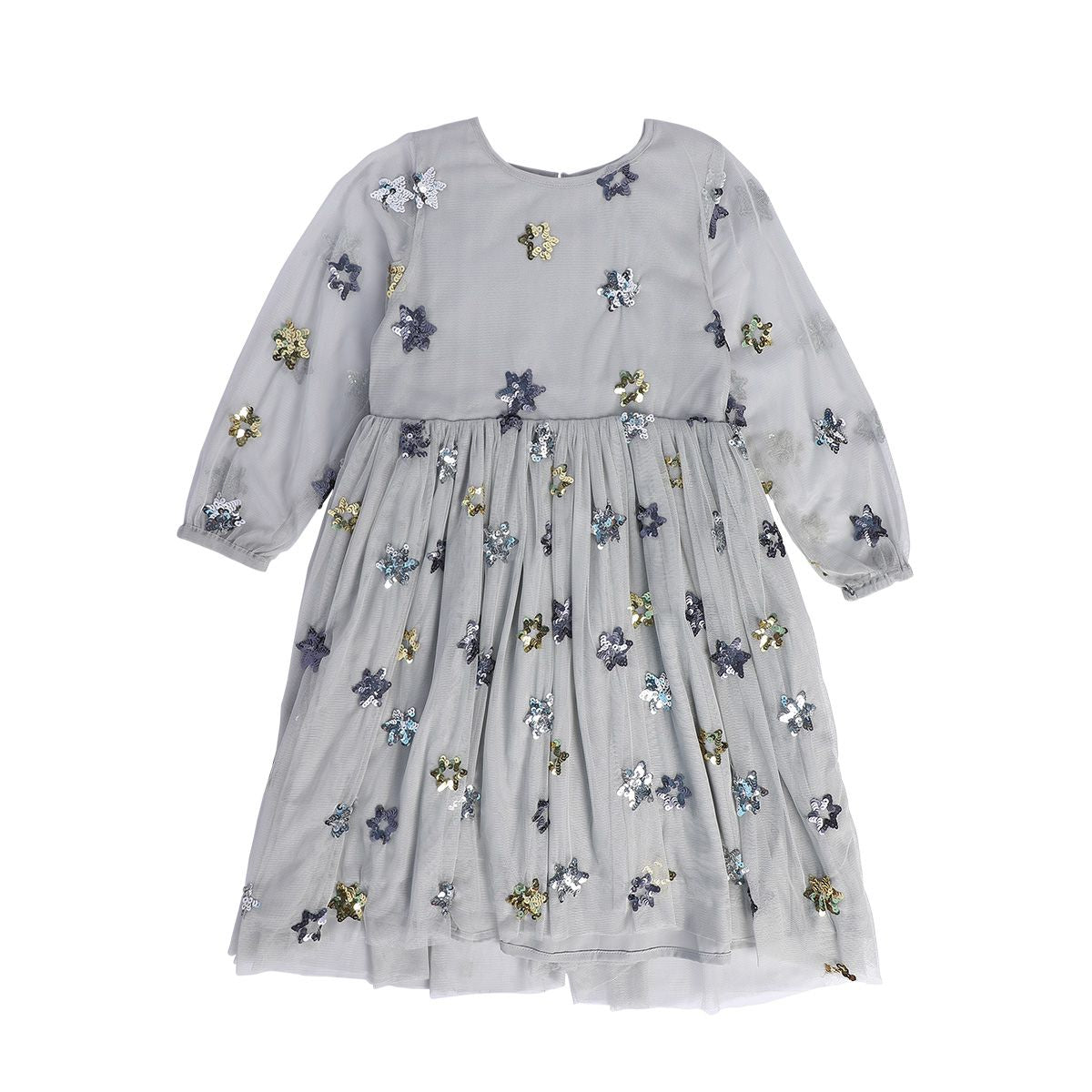 Girls Grey Pack Of 1 Dress