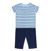 Boys Blue Pack Of 2 Top And Bottom