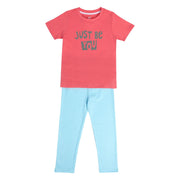 Boys Multicolor Pack Of 2 Top And Bottom