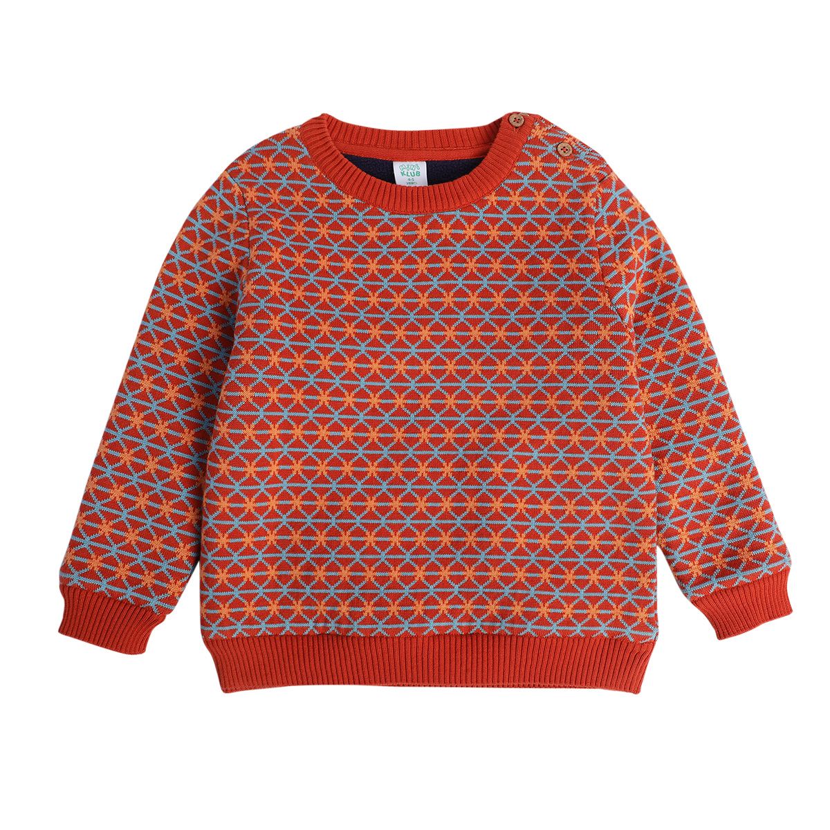 Boys Orange Sweater