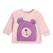 Girls Peach Pack Of 1 Sweat Shirt