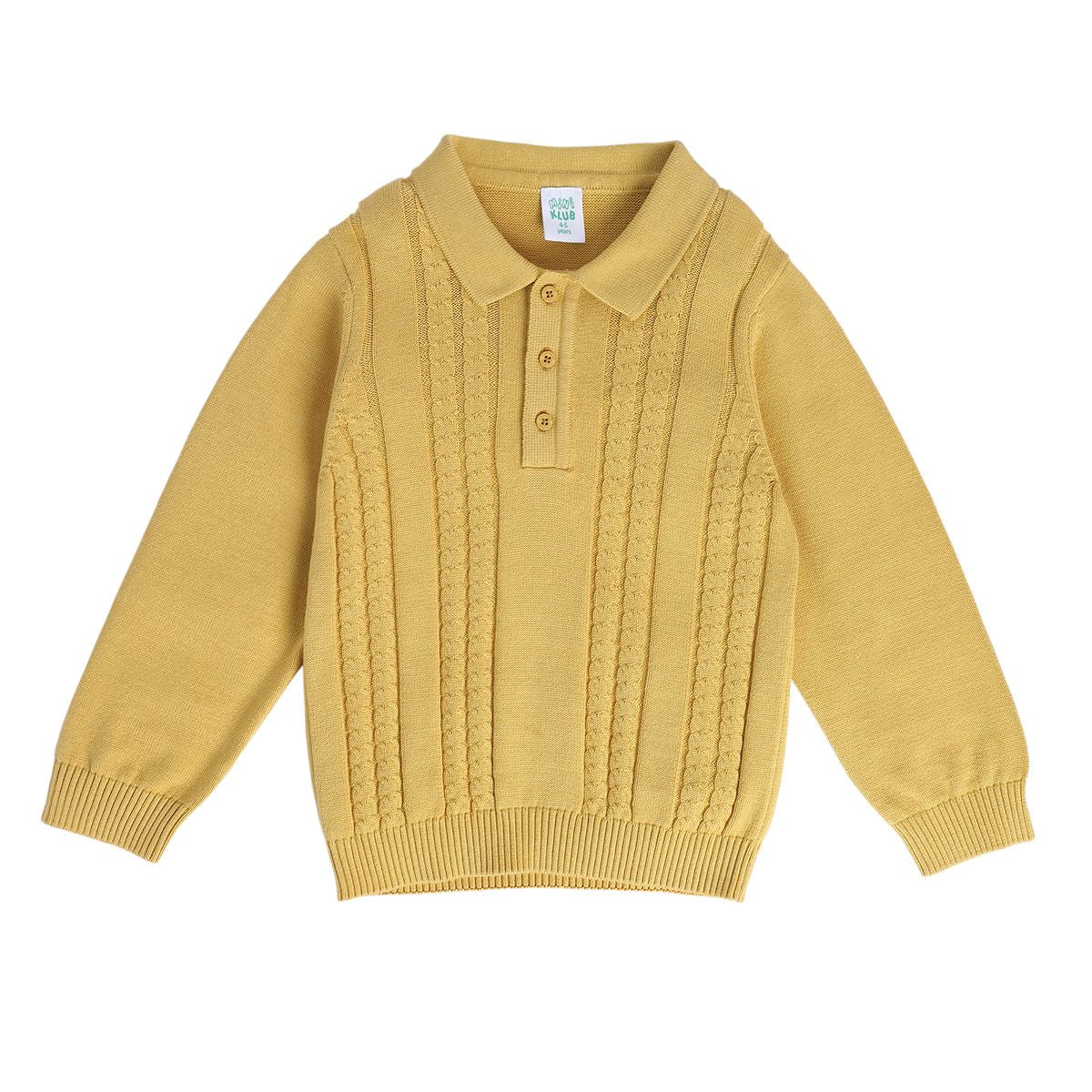 Boys Mustard Polo