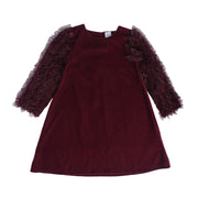 Girls Maroon Pack Of 1 Dress