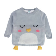 Girls Grey Pack Of 1 Sweater
