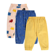 Boys Multicolor Pack Of 3 Knit Bottom