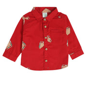Boys Red Pack Of 1 Shirt