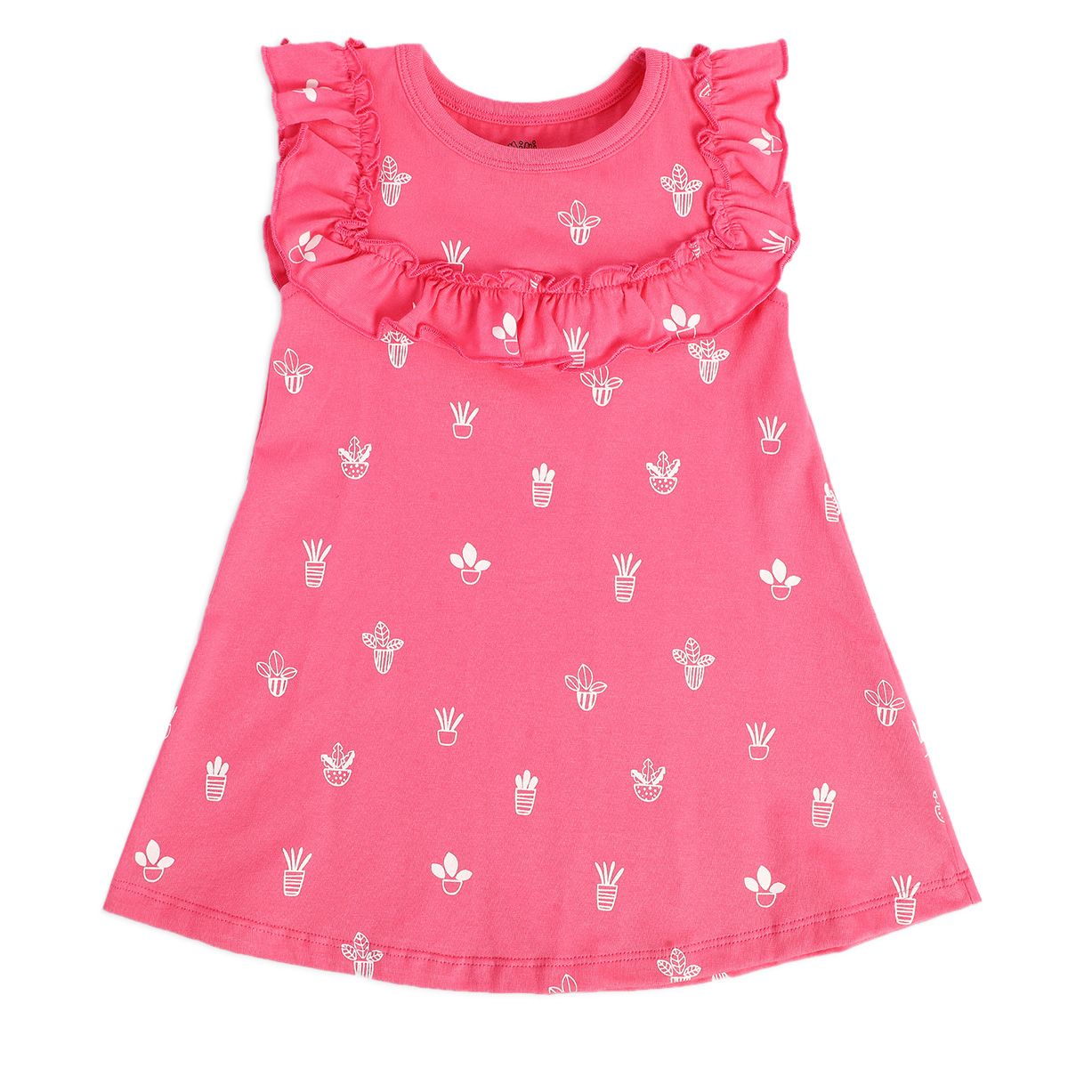 Girls Pink Pack Of 1 Dress