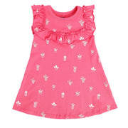 Girls Pink Pack Of 1 Dress