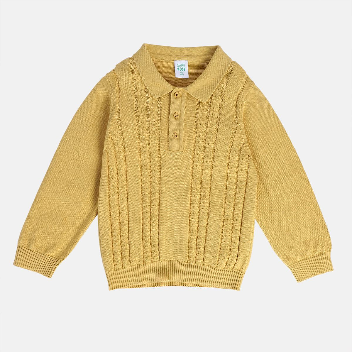 Boys Mustard Polo