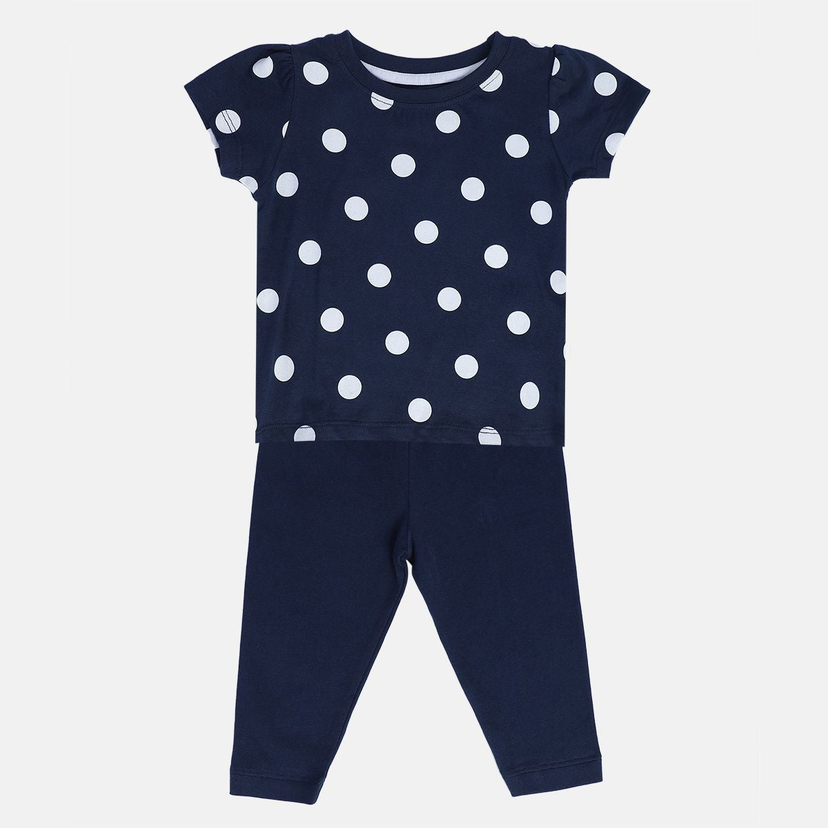 Girls Blue Pack Of 2 Top And Bottom