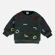 Boys Green Pack Of 1 Sweat Shirt