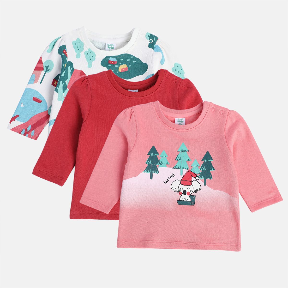 Girls White Knit Top