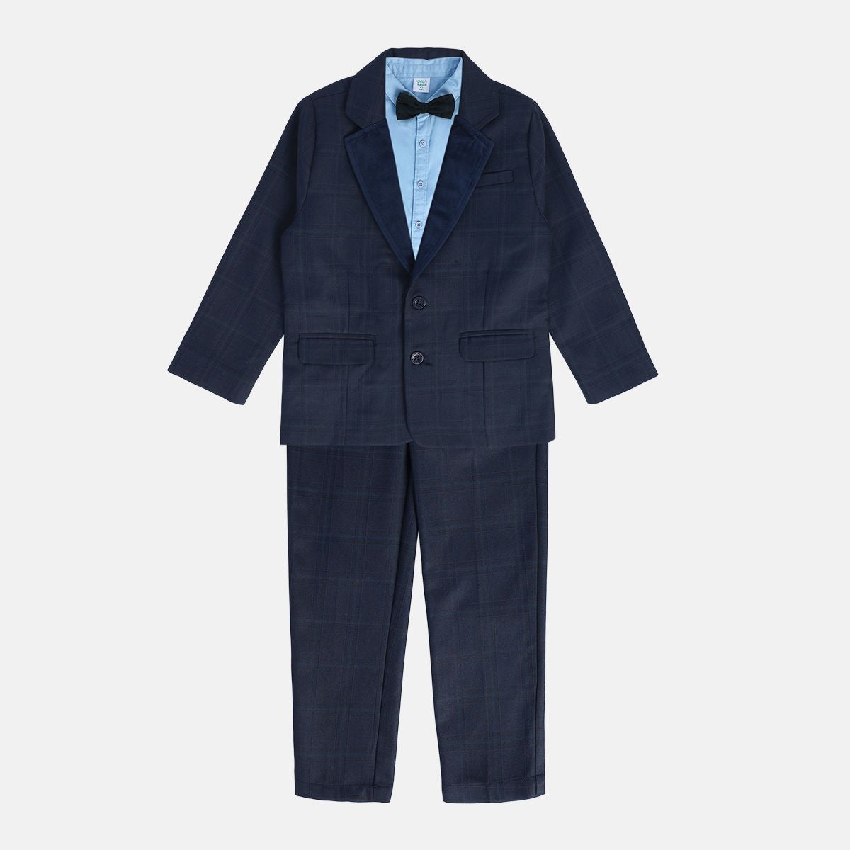 Boys Navy Pack Of 4 Coordinate Set